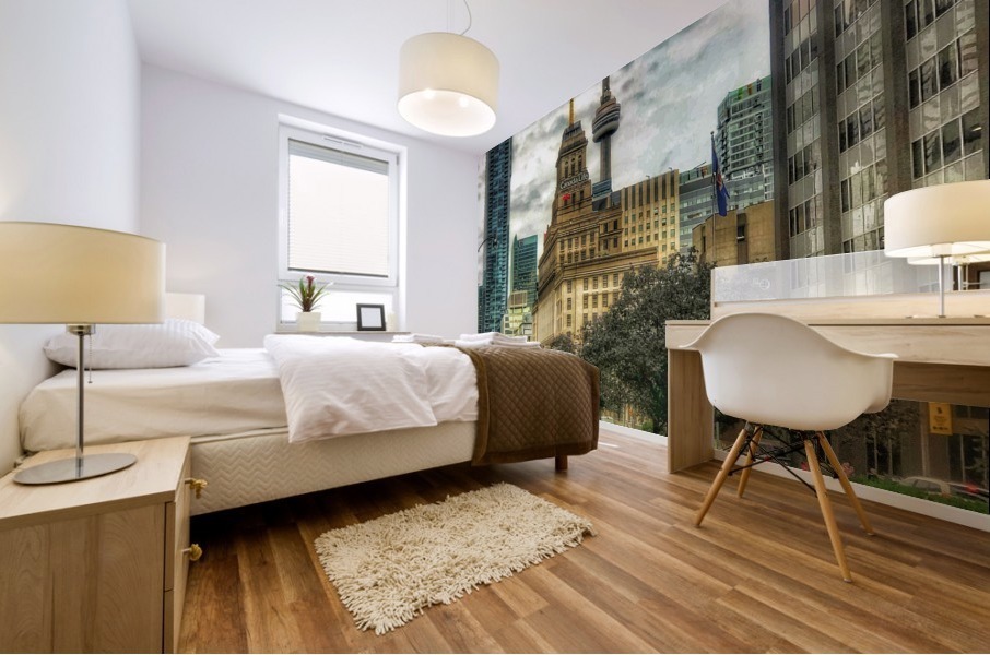 Small Tower - Big City  Mural print