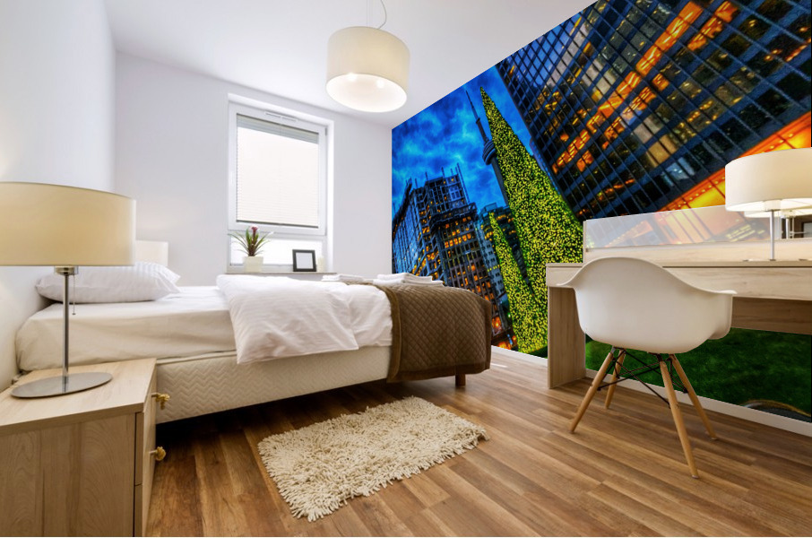 Financial District  Mural print