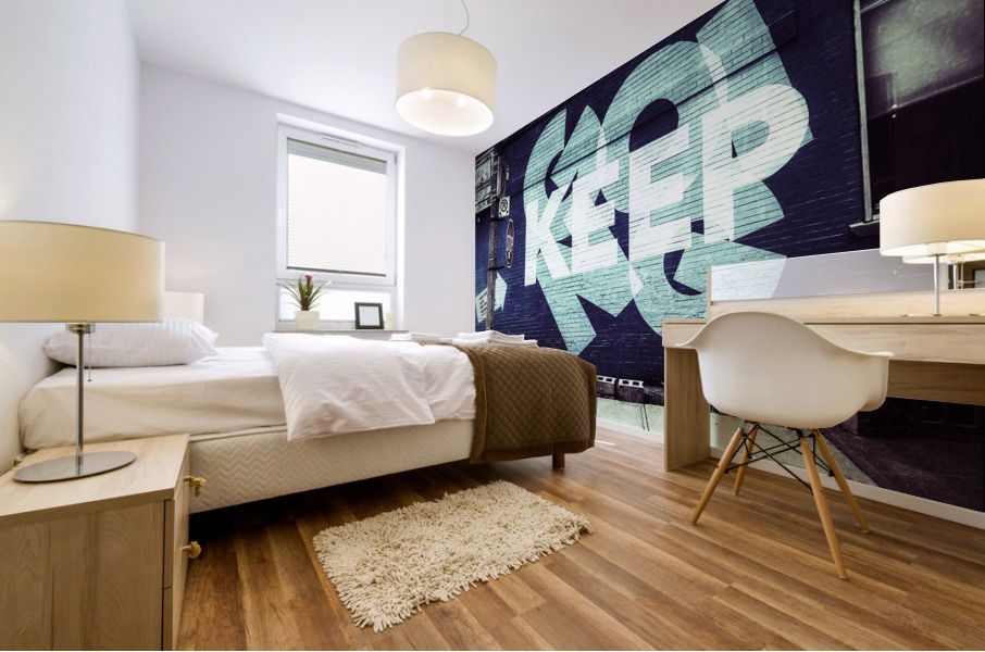 Keep Going  Mural print