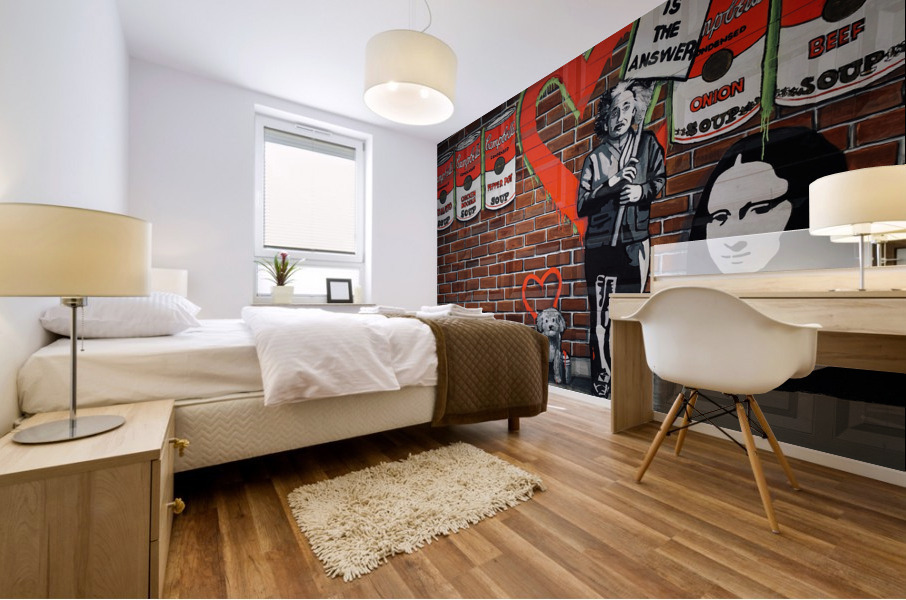 Love is the Answer Mural print