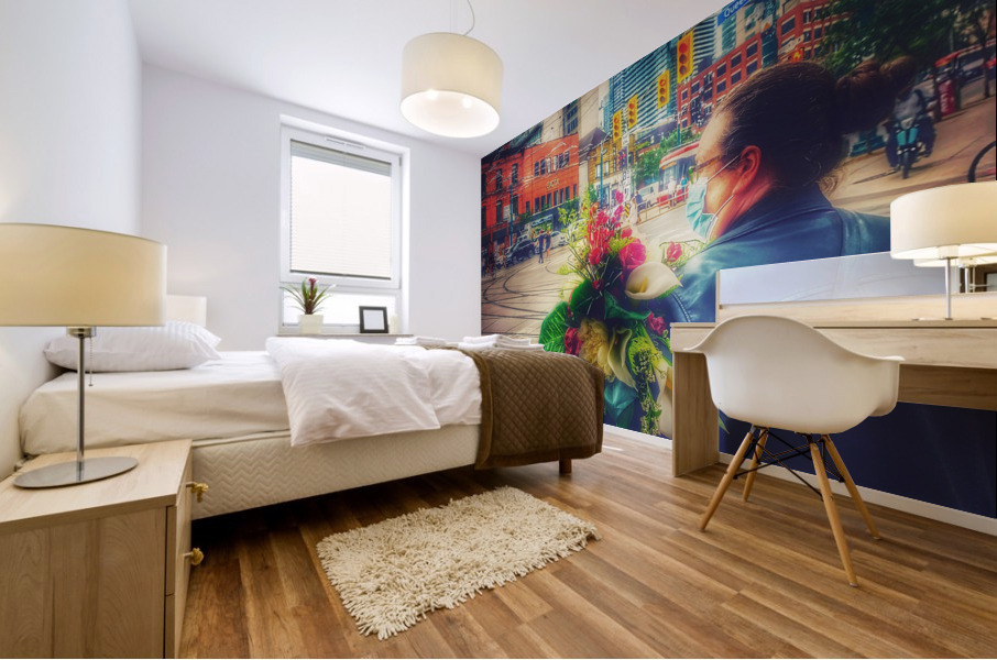 Spadina Flowers Mural print