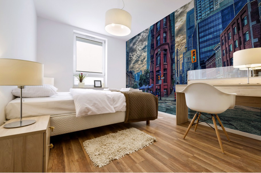 Toronto Flatiron Building Mural print