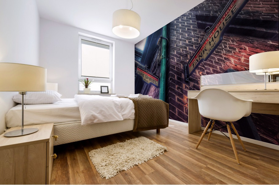 Distillery Intersection Mural print