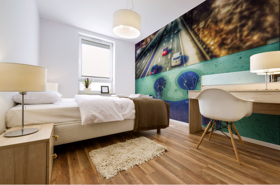 Classic Smile Mural print