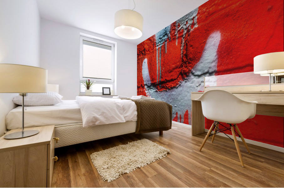 Graffiti Smile Mural print