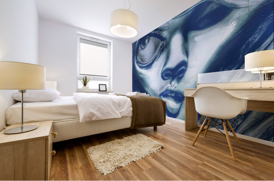 Crazy Eye Mural print