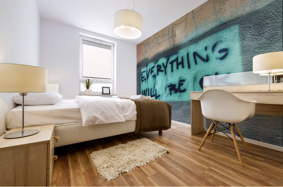 Everything will be OK Mural print
