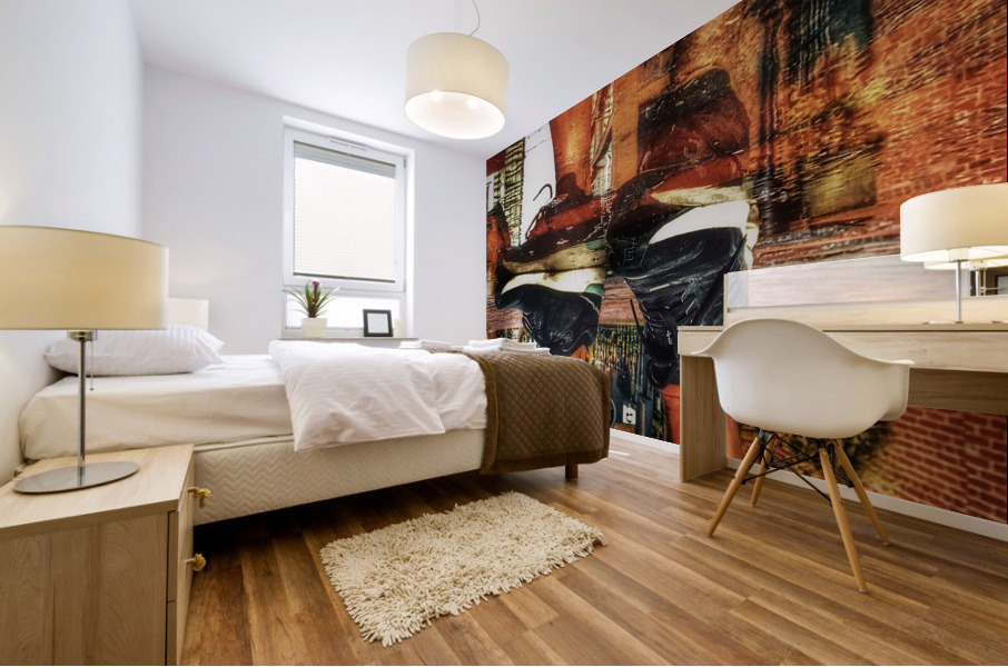 District Run Mural print