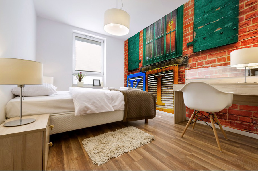 District Kiss Mural print