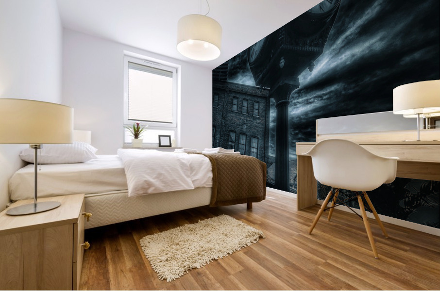 Distillery Clock Mural print