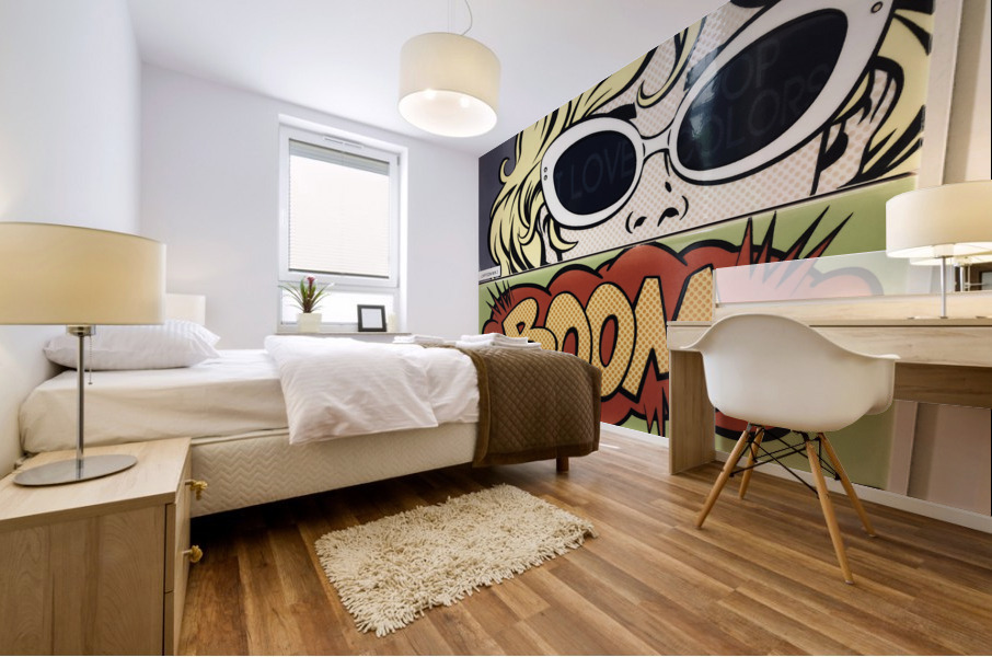 Power Look Mural print