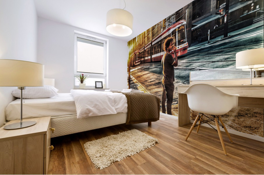 City Walk  Mural print