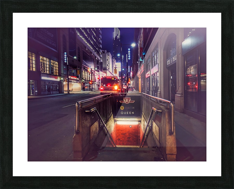 Yonge & Queen - Toronto Picture Frame print