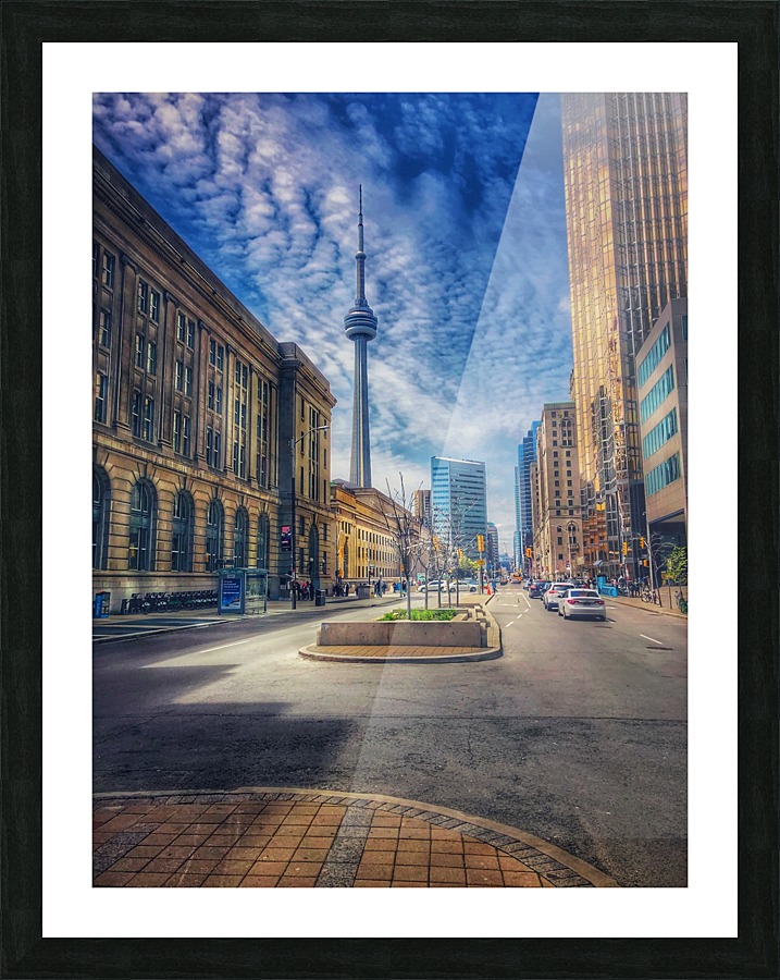 Perfect Tower View - Toronto Picture Frame print