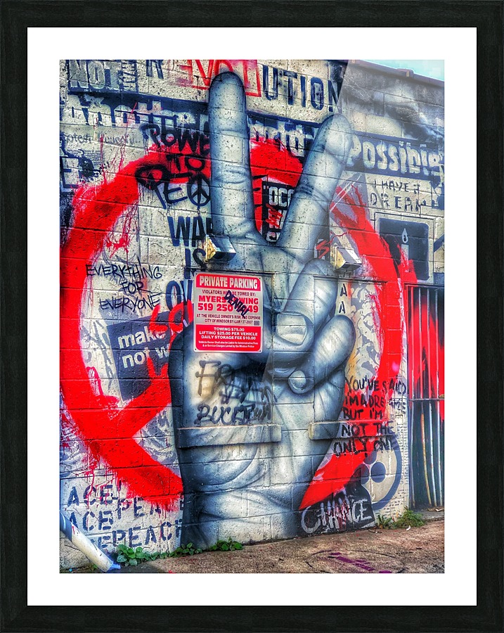 Peace Picture Frame print