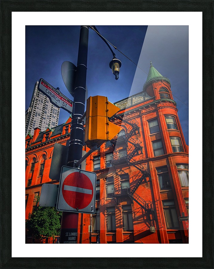 Front FlatIron View - Toronto Picture Frame print