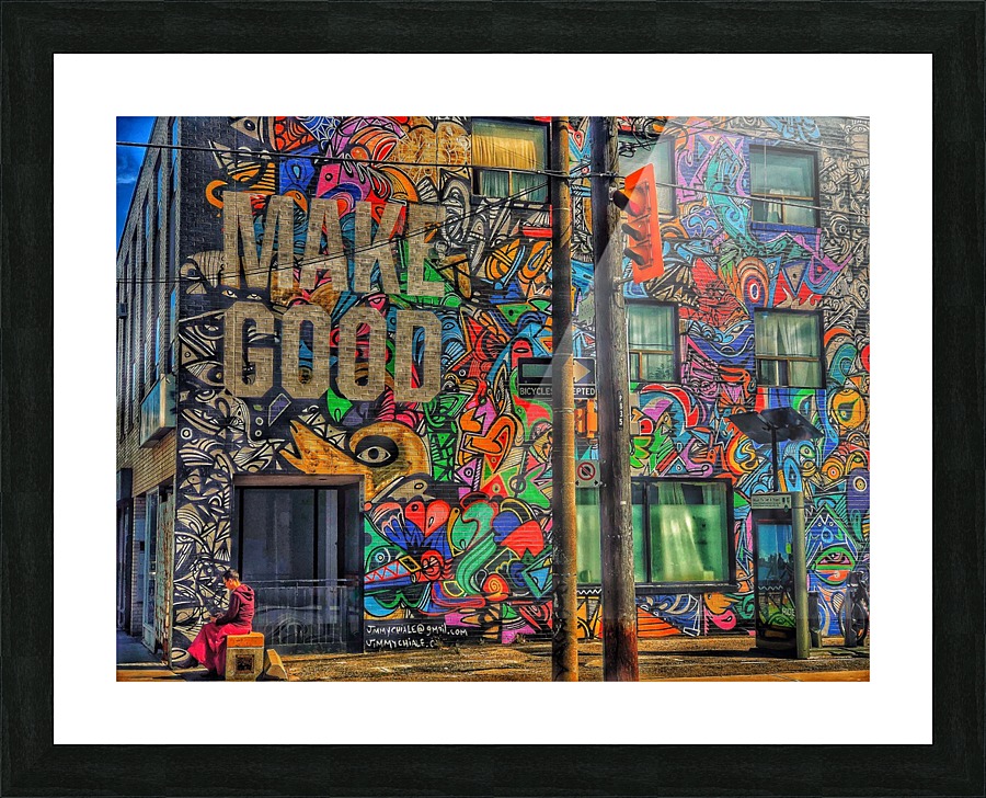 Make Good  Picture Frame print
