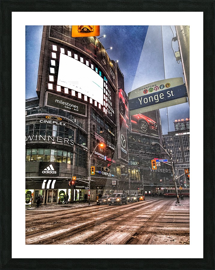 Dundas Square - Toronto Picture Frame print
