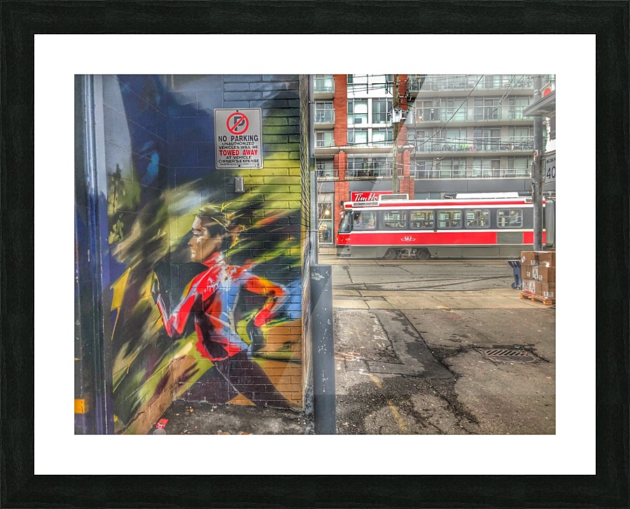 Running Streets -Toronto Picture Frame print