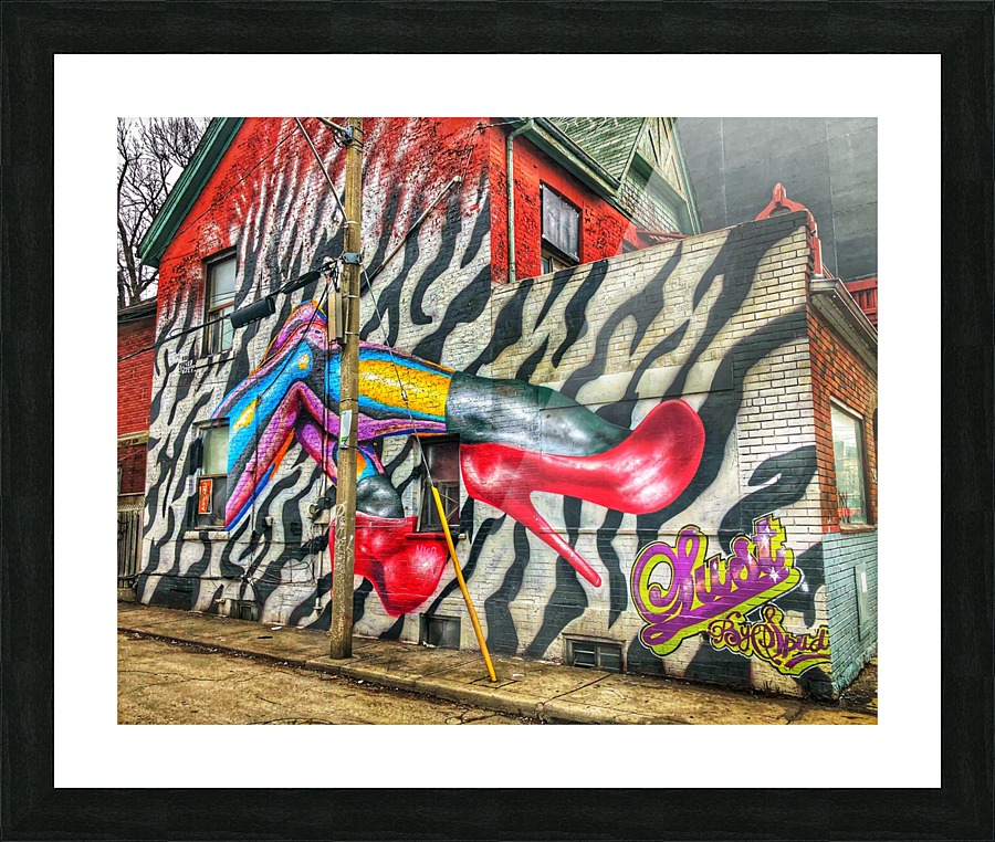 Kicking Boots - Toronto Picture Frame print