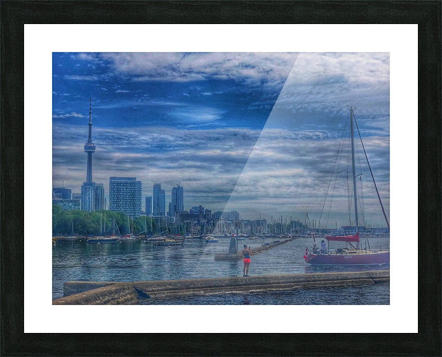 Toronto Harbour  Picture Frame print
