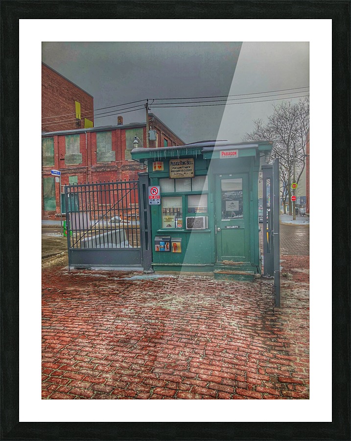 Distillery Security  - Toronto Picture Frame print