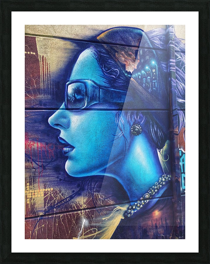 Cool Blue - Toronto Picture Frame print