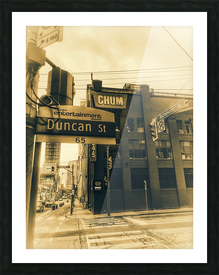 Chum Toronto Picture Frame print