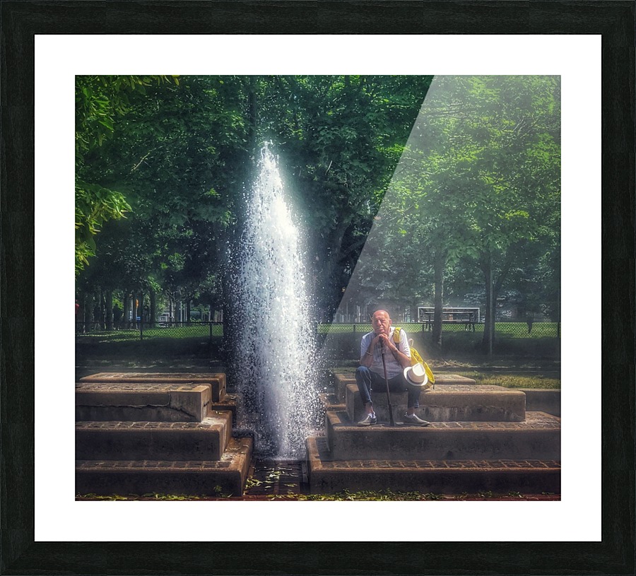 Wasting Time and Water Picture Frame print