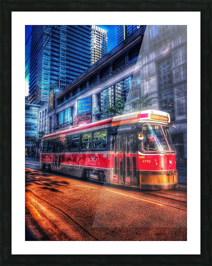 Classic Streetcar - Toronto Picture Frame print