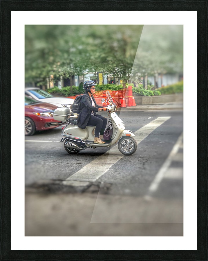 City Ride Picture Frame print