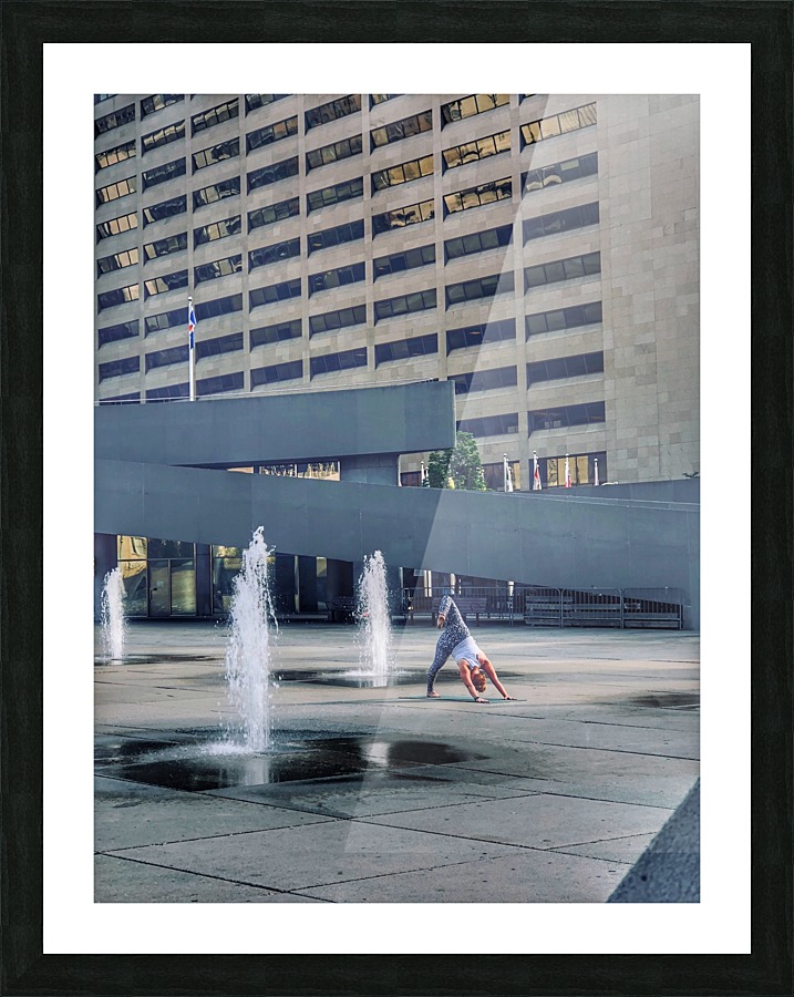 Toronto Yoga Picture Frame print