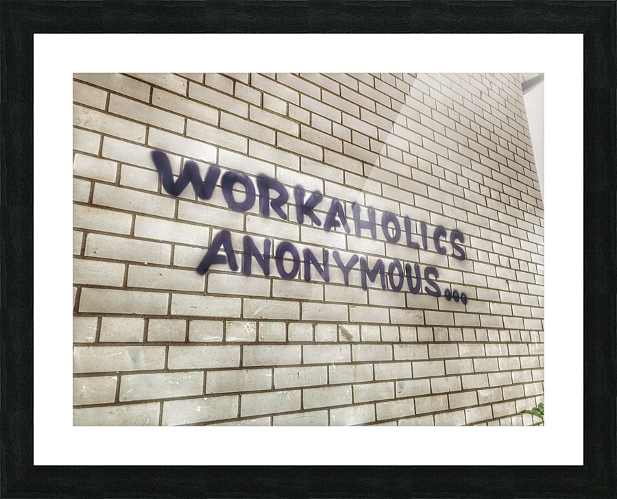 Work Problem Picture Frame print