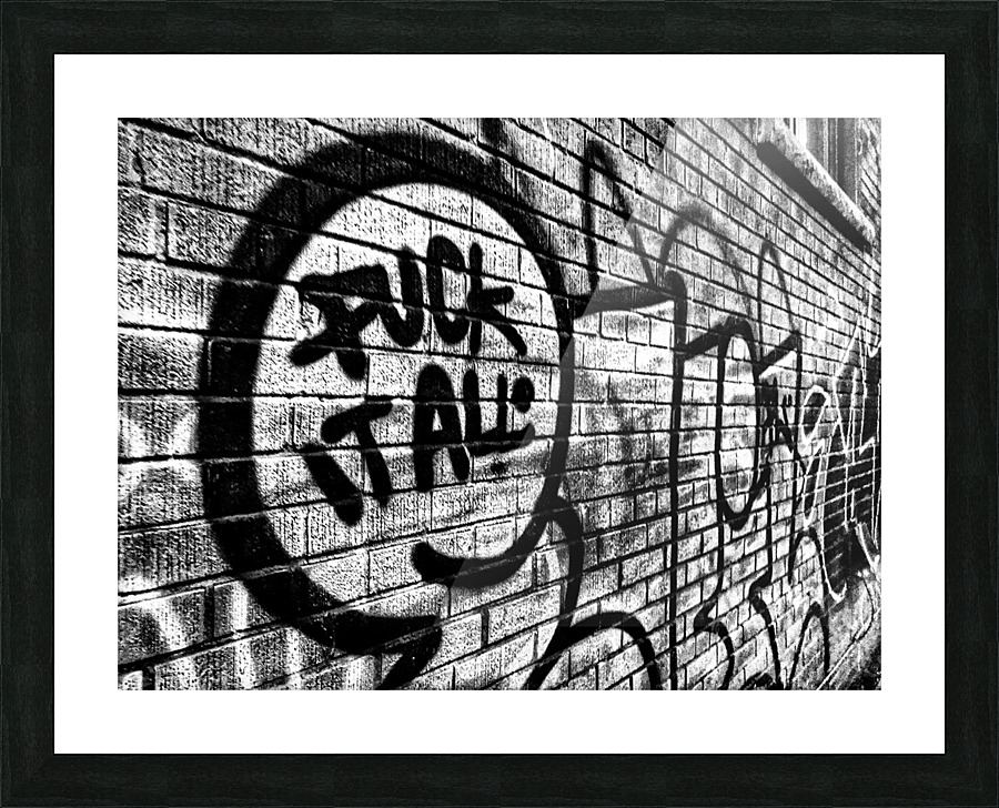 Fuck it all  Picture Frame print