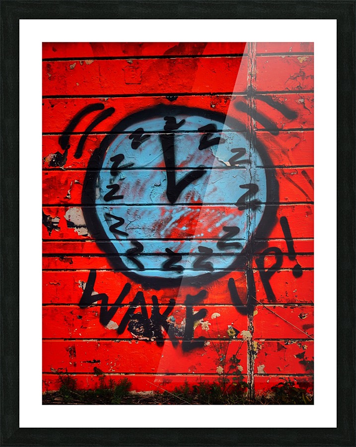 Wake Up Picture Frame print