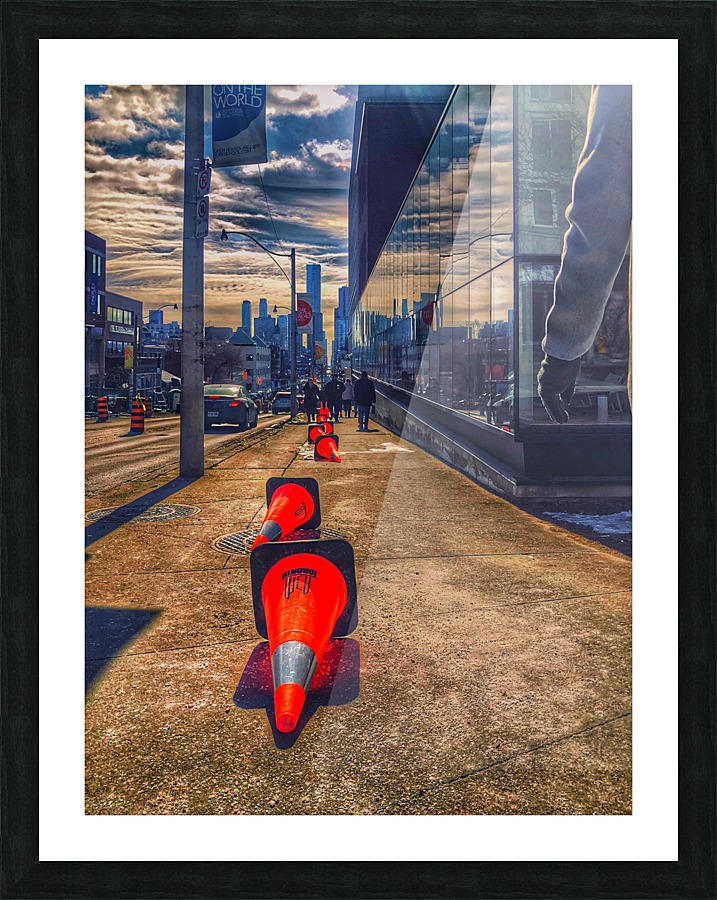 Down Yonge - Toronto Picture Frame print