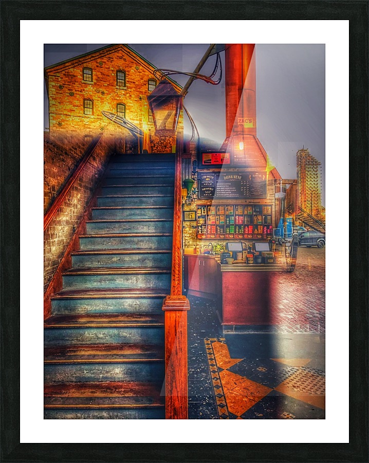 Distillery Reflection - Toronto Picture Frame print