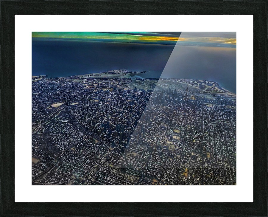 High Toronto Picture Frame print