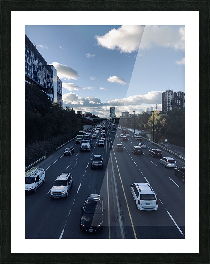 Morning Traffic Picture Frame print