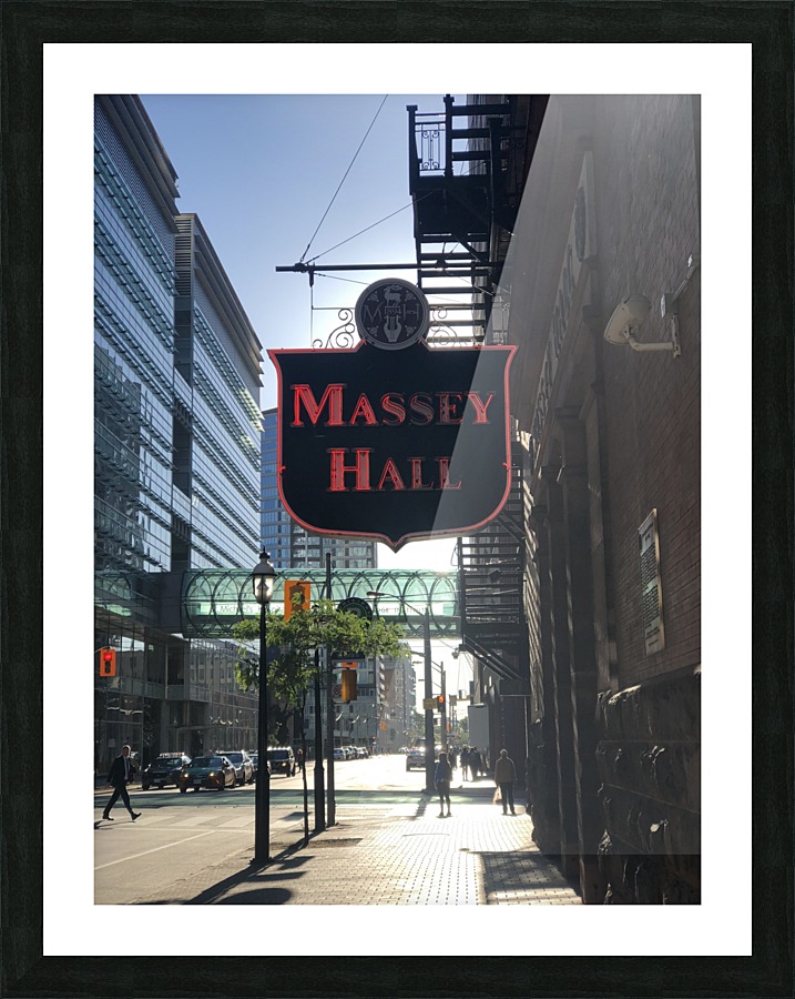 Massey Hall Picture Frame print