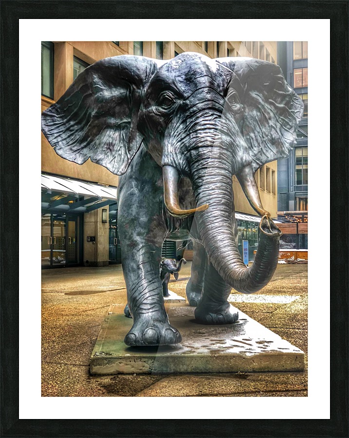 Financial District - Tembo Picture Frame print