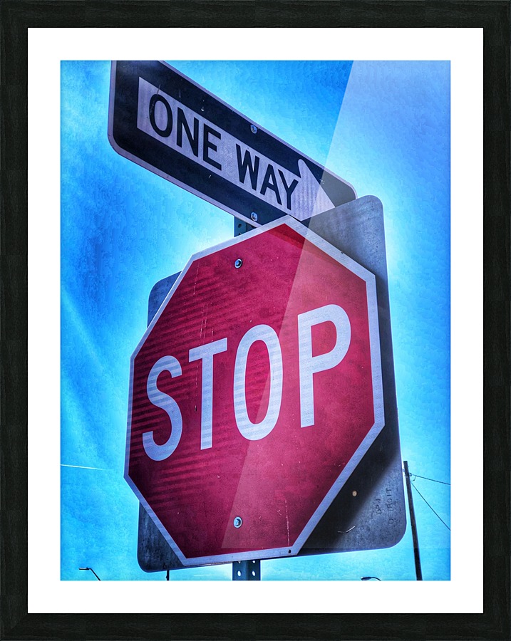 What Way Picture Frame print