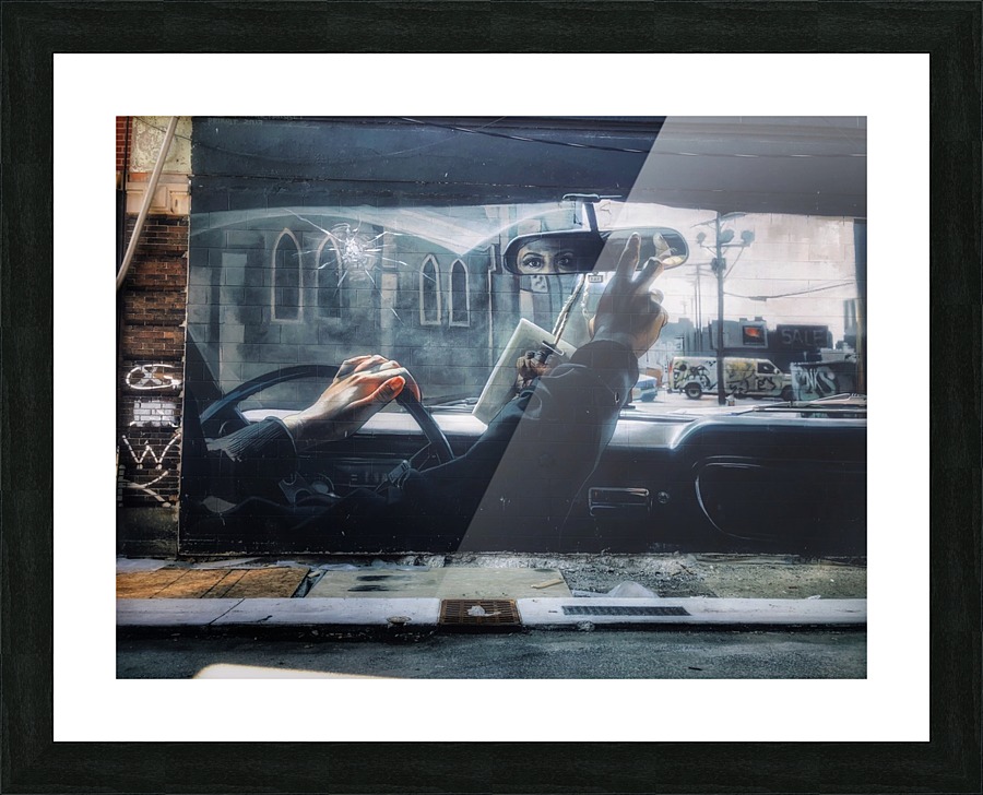 View the Rear View Picture Frame print
