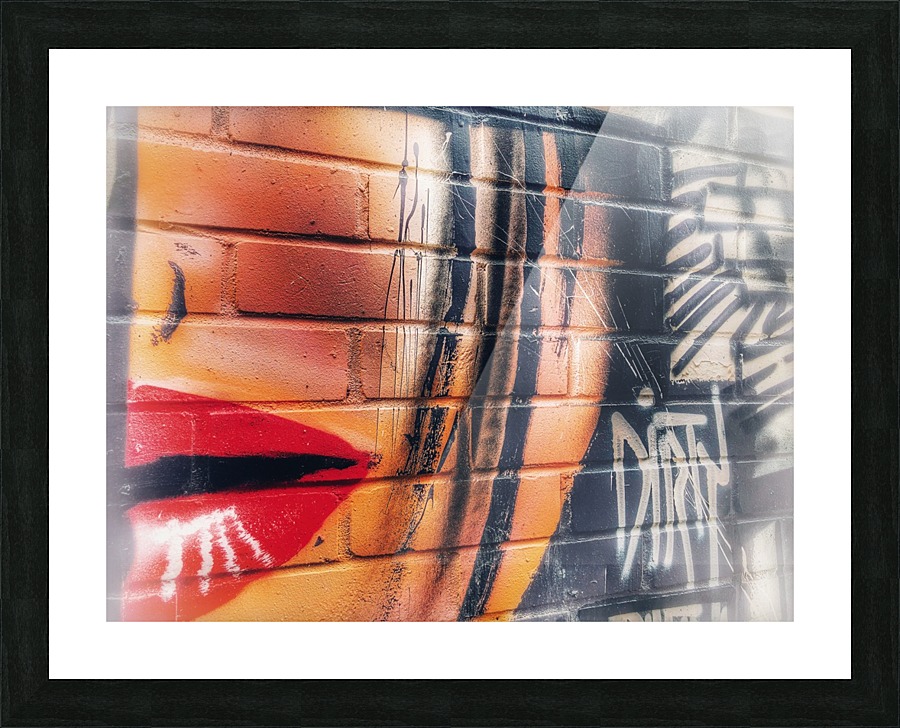 Dirty Lips Picture Frame print