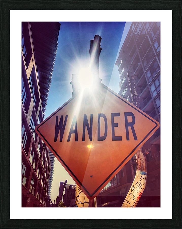 Wander Along Picture Frame print