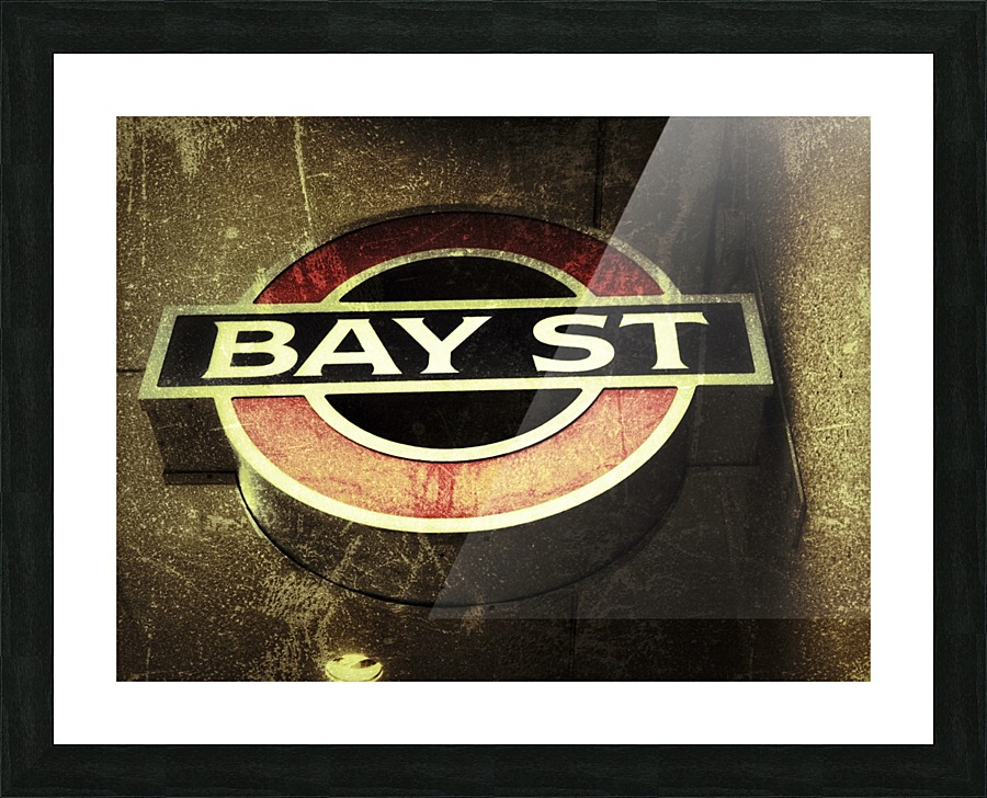 Bay Street  Picture Frame print