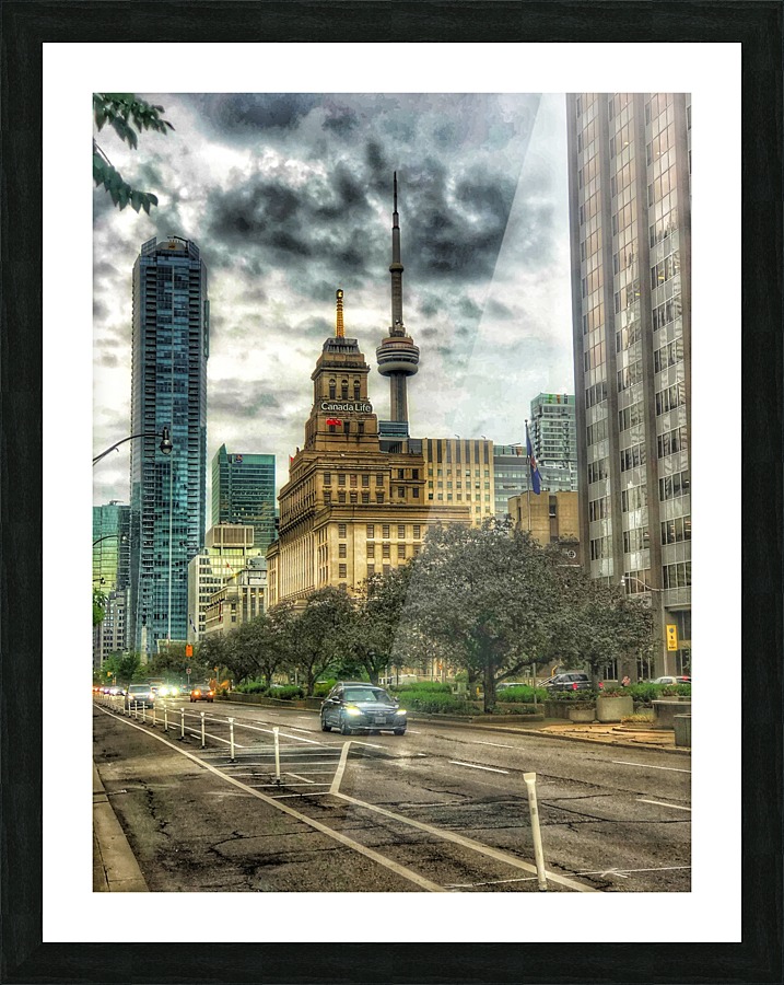 Small Tower - Big City  Picture Frame print