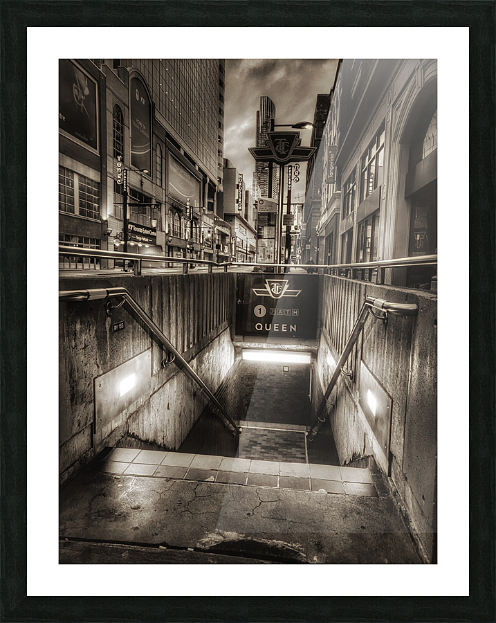 Rabbit Hole Picture Frame print