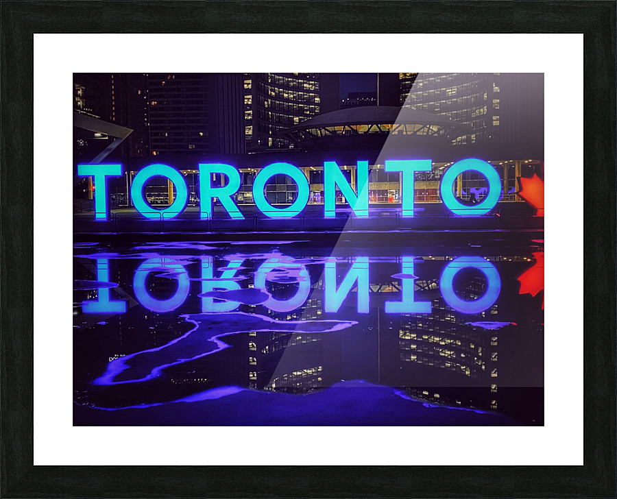 T.O. Sign Picture Frame print