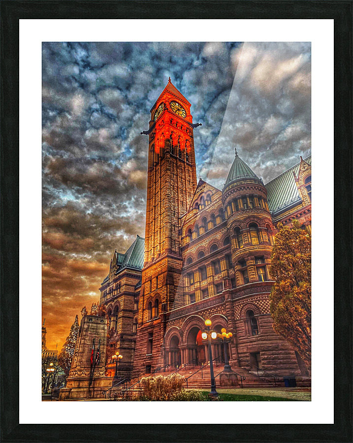 Old City Hall Picture Frame print